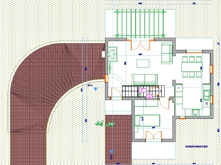 Μονοκατοικίες στο Ζαγκλιβέρι, Θεσσαλονίκη - Κάτοψη ισογείου